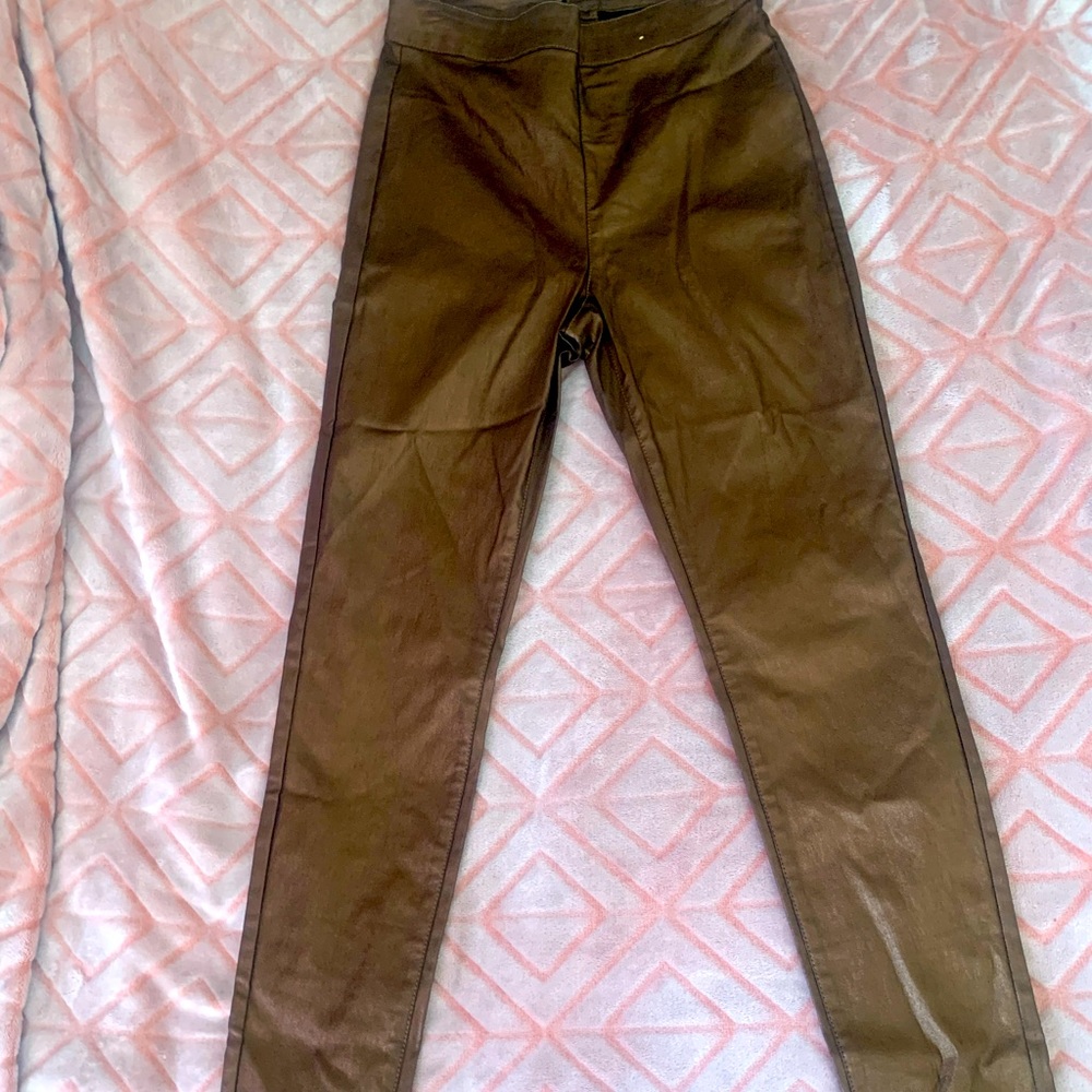 Nicki Minaj Brown Stretch Jeans